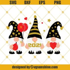 Happy New Year 2021 Svg, Gnomies Svg, Gnomes Svg, Gnome Svg, Happy New Year Svg, New Years Svg
