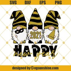 Gnomes Happy New Year 2021 Svg, Gnomes Svg, Gnome Svg, Happy New Year Svg, New Years Svg