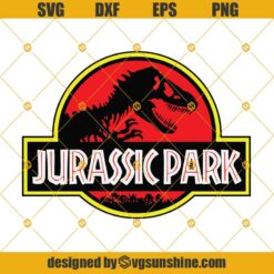 Jurassic Park SVG PNG DXF EPS Cut Files For Cricut Silhouette