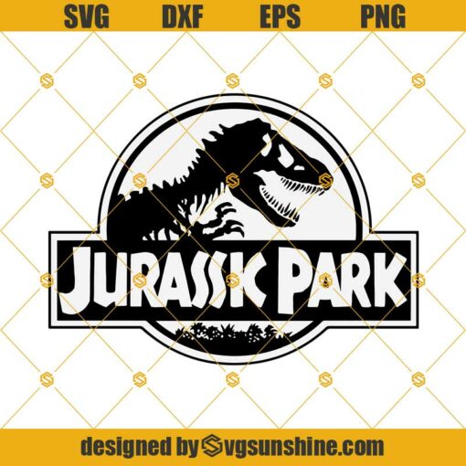 The Jurassic Park Logo SVG PNG DXF EPS Clipart Cricut, Jurassic Park SVG, Jurassic World SVG, Dinosaur SVG