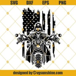 USA Biker Skull Svg, American Flag Biker Skull Svg, Biker Clipart, Skull Clipart, US Biker Svg, American Biker Svg, Motorbike Svg