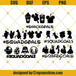 Disneyland Snacks SVG PNG DXF EPS Clipart, Snack Goals SVG, Disney Snacks SVG