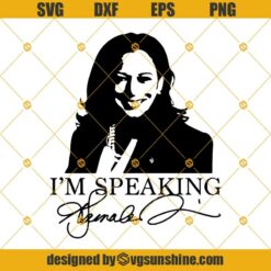 Kamala Harris SVG, Madam Vice President SVG DXF EPS PNG Cut Files Clipart Cricut Silhouette