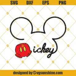 Mickey Svg, Mickey Mouse Svg, Disney Svg, Mickey And Minne Svg, Mickey Disney Svg, Png, Eps, Dxf