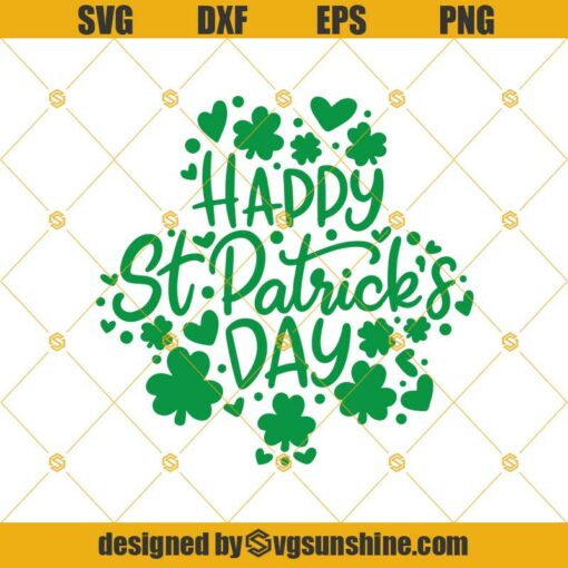 St Patricks Day SVG, St Patrick’s Day SVG, St Patricks SVG, Shamrock SVG, Clover SVG, Lucky Clover SVG, St Patricks Shirt SVG, Cut Files