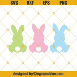 Easter Bunny SVG Bundle, Bunnies SVG, Easter SVG, Bunny SVG Bundle Silhouette, Cameo, Cricut, Easter Cut File