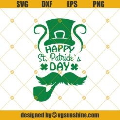 Happy St Patrick's Day SVG, St Patrick's Day SVG, St Patricks Day SVG, Leprechaun SVG PNG DXF EPS