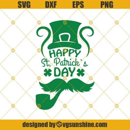 Happy St Patrick’s Day SVG, St Patrick’s Day SVG, St Patricks Day SVG, Leprechaun SVG PNG DXF EPS