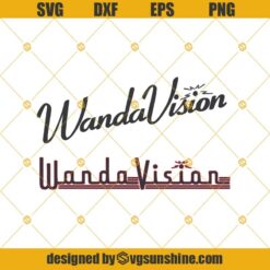Wandavision Logo SVG Bundle, WandaVision SVG PNG DXF EPS