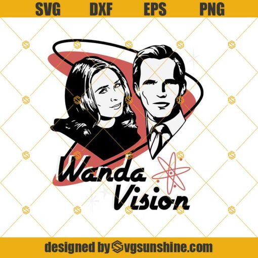 WandaVision SVG DXF EPS PNG Cut Files Clipart Cricut Silhouette