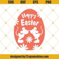 Mickey Minnie Easter Egg SVG, Disney Easter SVG, Easter Egg SVG, Easter SVG