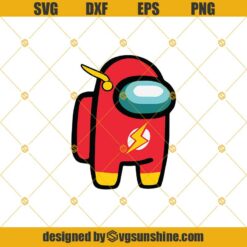 Among Us Flash SVG PNG DXF EPS Vector Cricut Machine