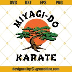 Cobra Kai Miyagi-do Karate SVG PNG DXF EPS Logo Vector Cricut Machine