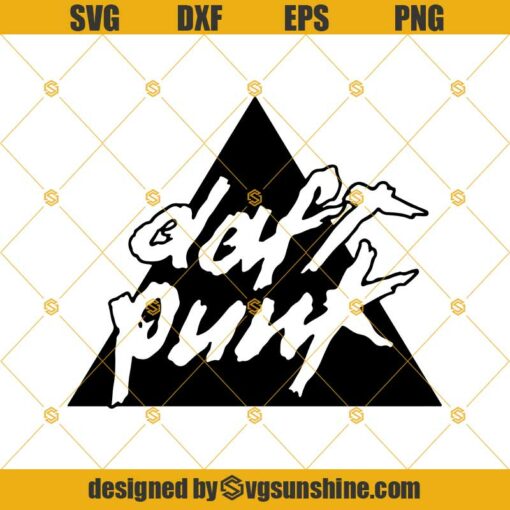 Daft Punk Logo 2021 SVG DXF EPS PNG Cut Files Clipart Cricut Silhouette