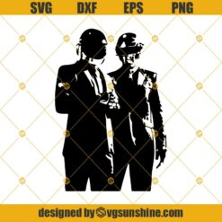 Daft Punk SVG PNG DXF EPS File For Cricut, Music SVG