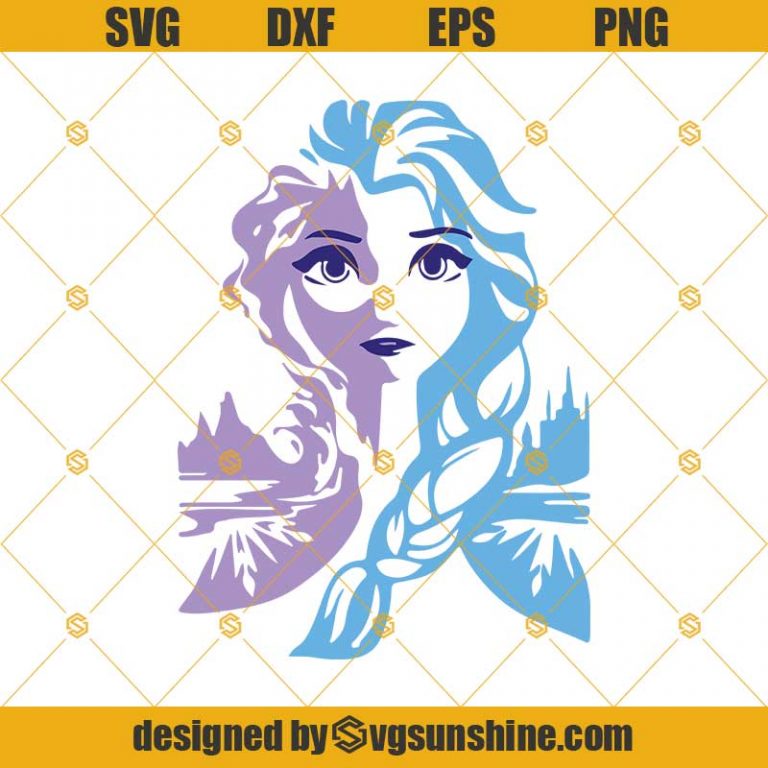 Elsa SVG, Split Disney Digital Download Cricut Silhouette Clipart Cut ...