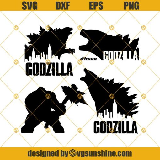 Godzilla SVG Bundle, Godzilla Vs Kong SVG, Official Team Kong SVG, Official Team Godzilla SVG, Kong Love SVG, Godzilla Love SVG, Godzilla Vs Kong SVG