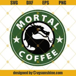 Mortal Kombat Coffee SVG, Mortal Bombat SVG, Mortal Kombat Vector SVG PNG DXF EPS