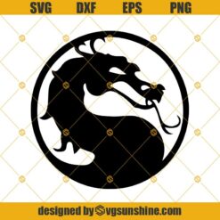 Mortal Kombat SVG DXF EPS PNG Cut Files Clipart Cricut Silhouette