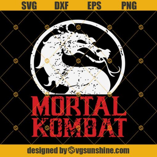 Mortal Kombat SVG, Mortal Kombat Logo SVG, Video Game SVG, Mortal Kombat Vector