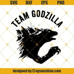TEAM GODZILLA SVG DXF EPS PNG Cut Files Clipart Cricut Silhouette