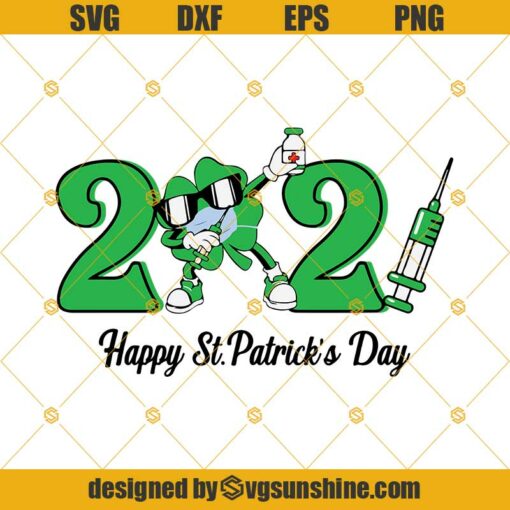 2021 Happy St Patricks Day SVG, St Patricks SVG, St Patricks Day Quarantine SVG, 2021 Quarantine SVG, Coronavirus SVG