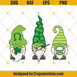 Gnome St Patricks Day SVG, Gnomes  Face Mask SVG, Lucky Gnomes SVG, St Patricks Day Quarantine SVG, Irish Gnome SVG, DXF, PNG, EPS Cut File, Cricut, Silhouette