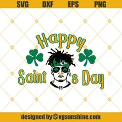 Happy St Patricks Day Mahomes SVG Cut File For Silhouette And Cricut, St Patricks Day SVG, Mahomes SVG