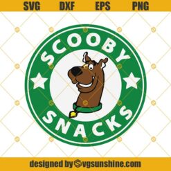 Scooby Doo Starbucks Coffee SVG ,Scooby SVG, Scooby Doo SVG PNG DXF EPS
