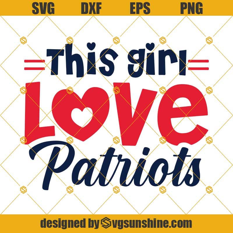 This girl loves Patriots svg, New England Patriots, New England Patrio –  buydesigntshirt