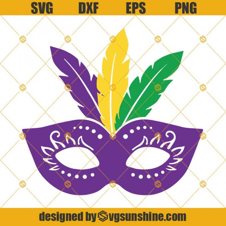 Mardi Gras Mask SVG, Mardi Gras SVG, Louisiana Mardi Gras SVG - Sunshine