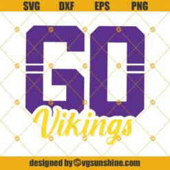 Go Vikings, Minnesota Vikings SVG, NFL SVG, Football SVG, Football Fan SVG
