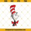 Dr Seuss The Cat In The Hat Svg Dxf Eps Png Cut Files Clipart Cricut Silhouette