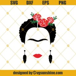 Frida Kahlo Svg, Frida Kahlo Svg Dxf Eps Png Cut Files Clipart Cricut Silhouette