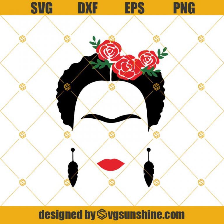 Frida Kahlo Svg, Frida Kahlo Svg Dxf Eps Png Cut Files Clipart Cricut ...