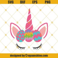 Easter Unicorn Svg, Easter Svg, Spring Svg, Easter Design For Shirts, Easter Quotes, Easter Cut Files, Cricut, Silhouette