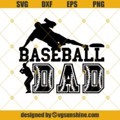 Baseball Dad Svg, Baseball Svg, Cricut Files, Silhouette, Dad Svg, Dad Png