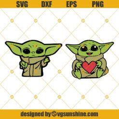 Baby Yoda Svg Bundle, Disney Baby Yoda Standing, Baby Alien Vector, Star Wars Clipart, Cut Files For Cricut And Silhouette