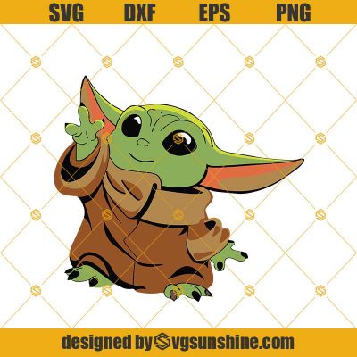 Baby Yoda Svg, Star Wars Baby Yoda Clipart, Baby Alien Svg Vector, Baby ...