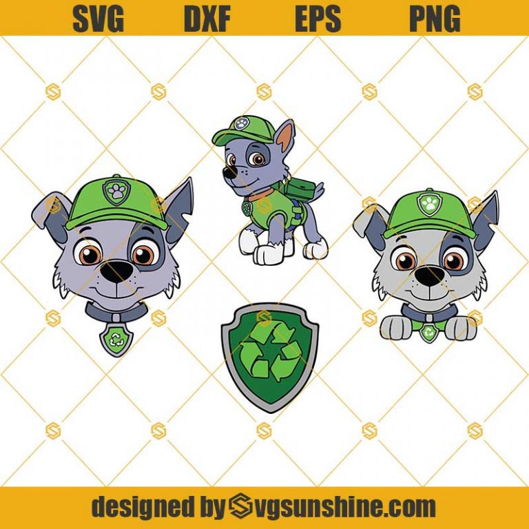 Rocky Paw Patrol Svg, Rocky Svg, Rocky Paw Patrol Png, Paw Patrol ...