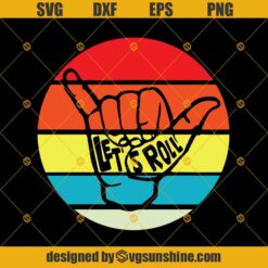 Funny Jiu Jitsu Let's Roll SVG DXF EPS PNG Cut Files Clipart Cricut Silhouette