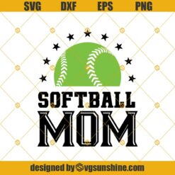 Softball Mom Svg, Softball Svg, Mama Team Svg, Mom Softball Clipart Svg Dxf Eps Png Cricut Digital Download