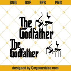 The Godfather Svg, The Godfather Logo Svg, The Godfather Clipart, Godfather Cricut, Godfather Vector, Godfather Silhouette Cut File