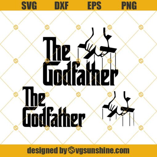The Godfather Svg, The Godfather Logo Svg, The Godfather Clipart, Godfather Cricut, Godfather Vector, Godfather Silhouette Cut File