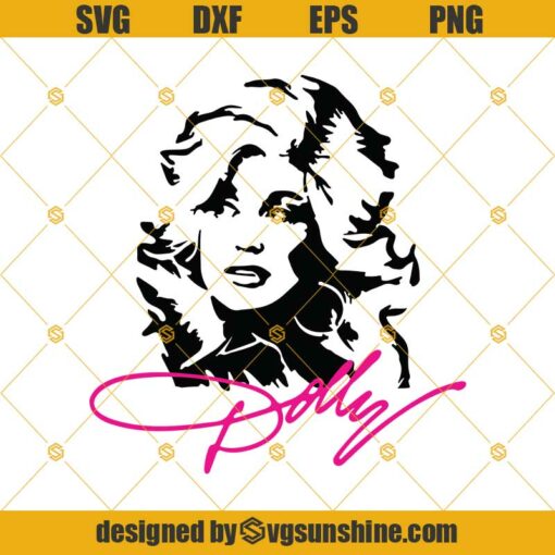 Dolly Parton Svg, Dolly Parton Signature Svg Png Dxf Eps