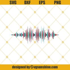 Tik Tok Equalizer Svg, Png Dxf Eps Vector File, Laser File, Digital Download