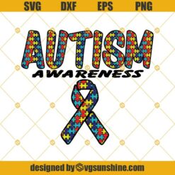Autism Puzzle Pieces Awareness Svg Dxf Eps Png Cut Files Clipart Cricut Silhouette