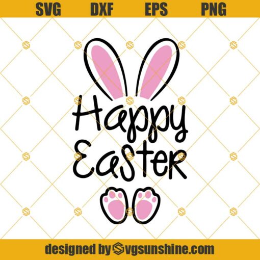 Happy Easter Svg, Easter Svg, Easter Svg Files, Easter Svg Kids, Easter Svg Files For Cricut, Easter Bunny Svg, Easter Svg