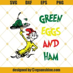 Green Eggs And Ham Svg, Dr Seuss Svg Png Dxf Eps