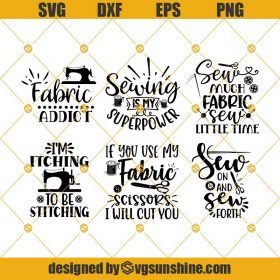 Sewing Svg Bundle, Sewing Svg, Sewing Machine Svg, Crochet Svg, Fabric ...